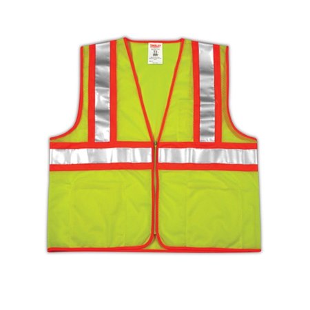 TINGLEY Job Sight Polyester Yellow HighVisibility Vest, M V70642.S-M